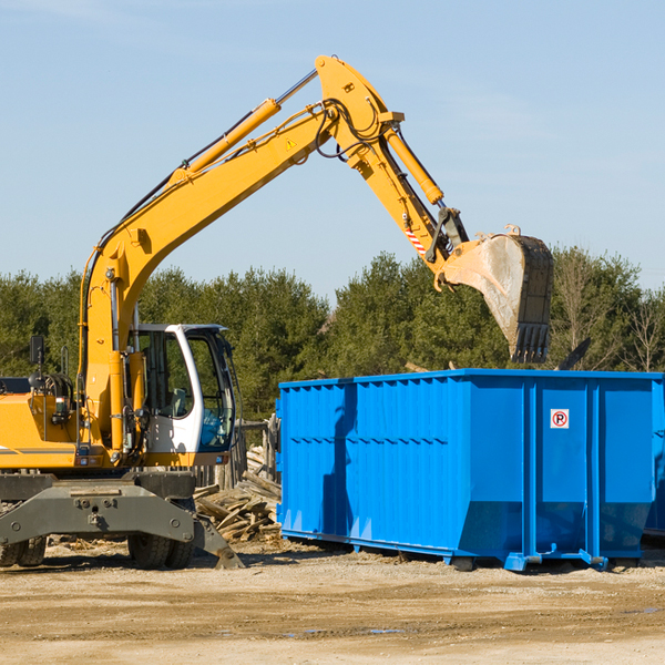 what size residential dumpster rentals are available in Orel